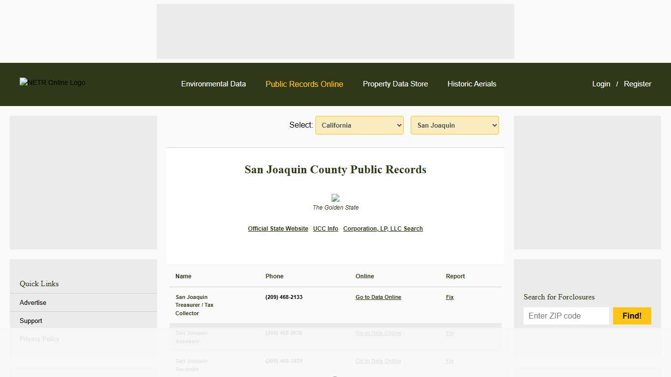 NETR Online • San Joaquin • San Joaquin Public Records, Search San Joaquin Records, San Joaquin Property Tax, California Property Search, California Assessor
